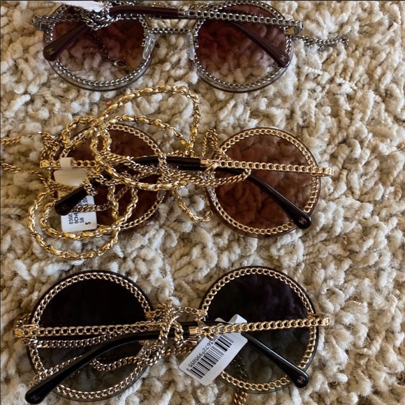 NEW, AUTHENTIC CHANEL 4245 LIGHT BROWN With Chain - Picture 4 of 6